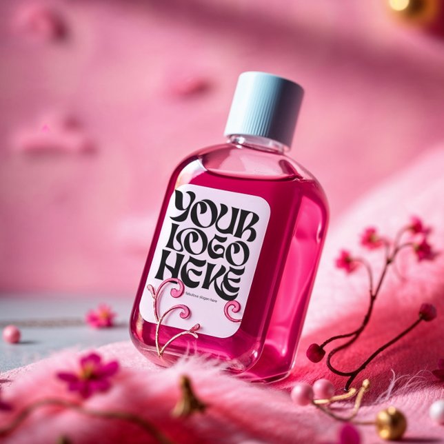 Business Logo and Text Water-proof Clear Aufkleber (Von Creator hochgeladen)