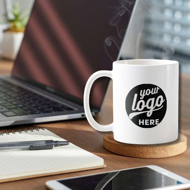 Business Logo Corporate Branded Coffee Mug Kaffeetasse (Von Creator hochgeladen)