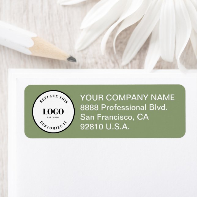 Business logo Custom Corporate Green  (Insitu)