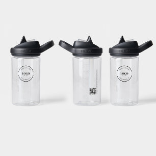 Business Logo Custom QR Code Website Einfach Trinkflasche