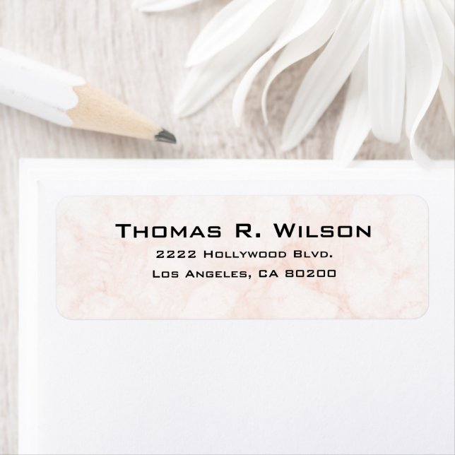 Business Logo Custom Return Address Label (Insitu)
