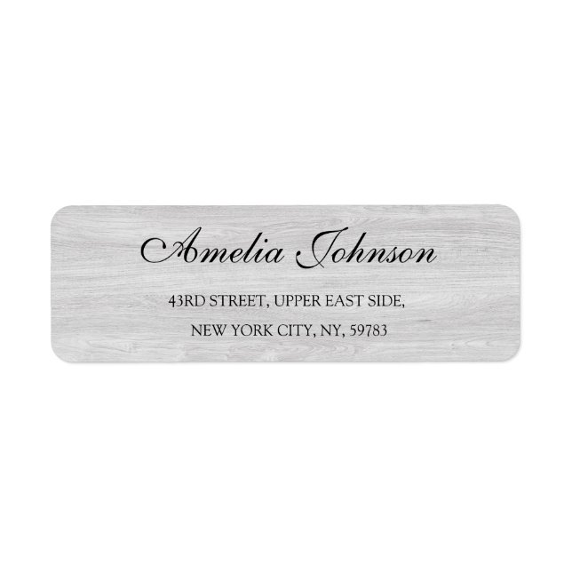 Business Logo Custom Return Address Label (Vorne)