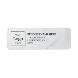 Business Logo Custom Return Address Label