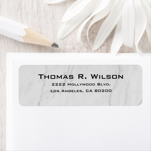 Business Logo Custom Return Address Label (Insitu)