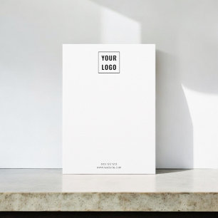 Business-Logo elegant Minimalistisch Mitteilungskarte