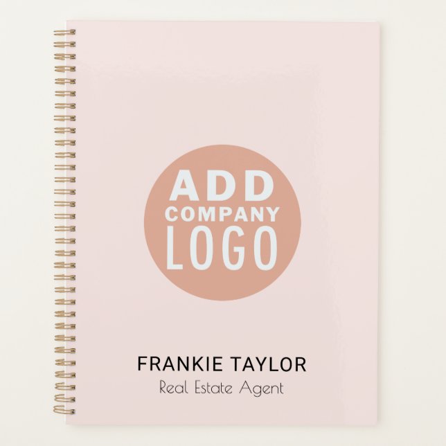 Business Logo Employee Real Estate Agent 2026 Planer (Vorderseite)