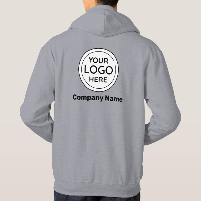 Business Logo  Hoodie (Rückseite)