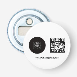 Business Logo QR Code Text Promotional Design Flaschenöffner