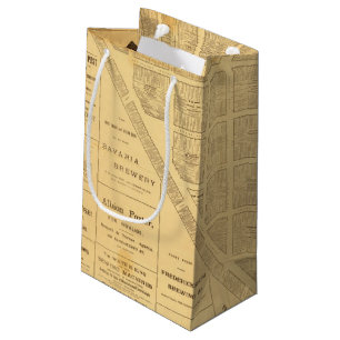 Business Map von San Francisco Kleine Geschenktüte