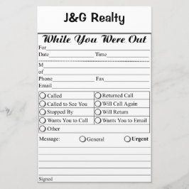 Business Memo Stationery Briefpapier