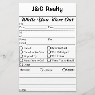 Business Memo Stationery Briefpapier