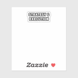 Business Mindset Erfolgsfokus für die Umsetzung de Aufkleber