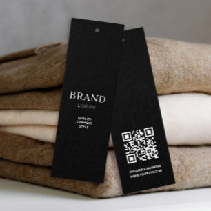 Business-Minimalist-Markenname-Kleidung-Hängetag