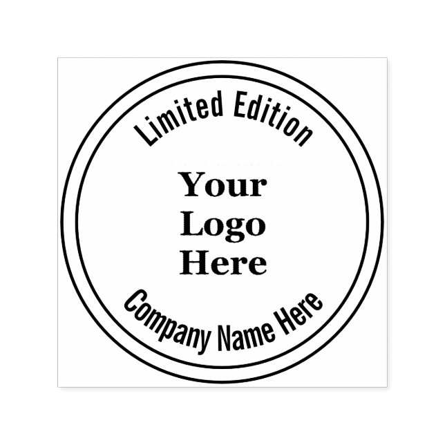 Business Name Your Logo Here Limited Edition Permastempel (Design)