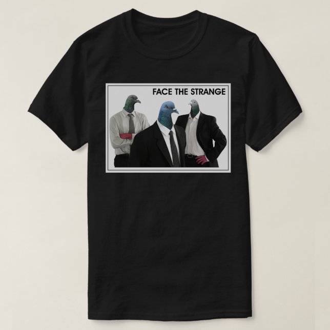 Business Pigeon Trio T-Shirt (Design vorne)