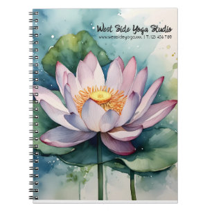 Business Pink Lotus Blume Notebook Notizblock