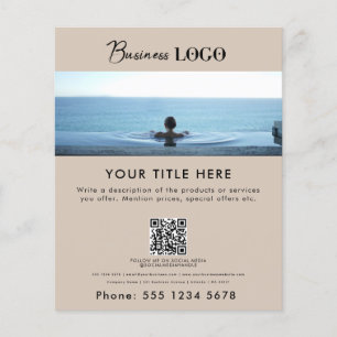 Business Promotionsalon Schönheitssalon Wellness-C Flyer