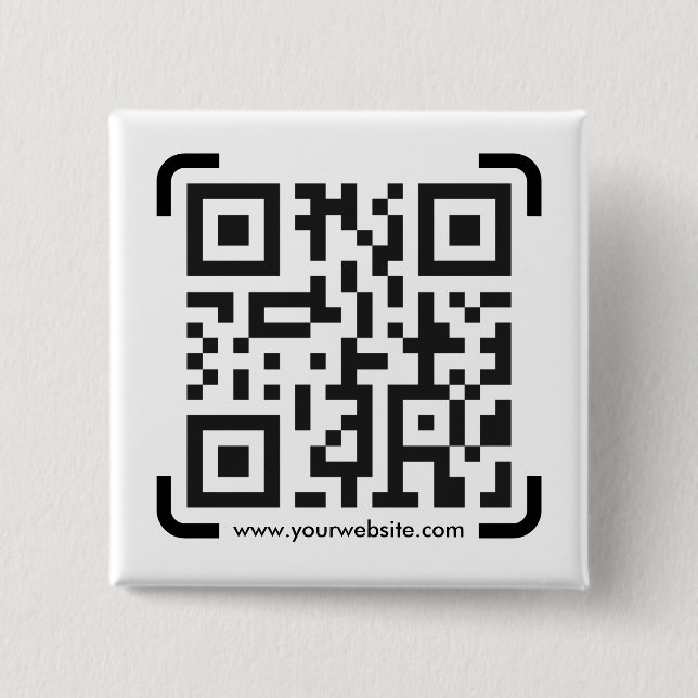 Business Scan Me QR-Code-Website Button (Vorderseite)