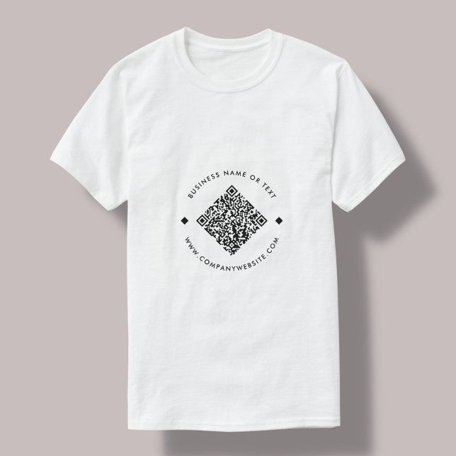 Business Scan Me QR Code Website T-Shirt (Von Creator hochgeladen)