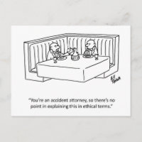Business Spaß Postcard "Percenters"