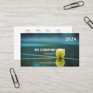Business Sport Pocket Kalender 2024 Visitenkarte