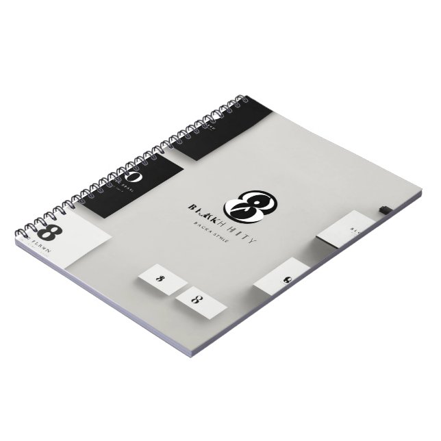 Business Stationery > Notebooks Notizblock (Linke Seite)