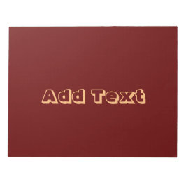 Business-Stationery zum Hinzufügen von Textausdruc Notizblock