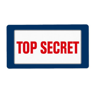"Business TOP SECRET Label" (groß)