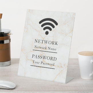 Business Wifi Morden Network Sockelschild