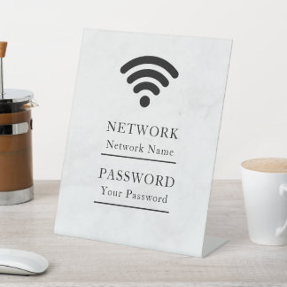 Business Wifi Morden Network Sockelschild