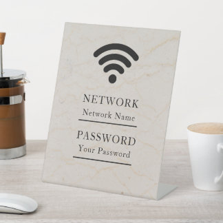 Business Wifi Morden Network Sockelschild