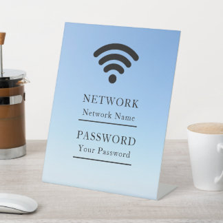 Business Wifi Morden Network Sockelschild