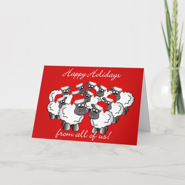 Business-Xmas Feiertagskarte (Vorderseite)