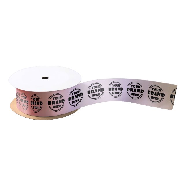 Business your Brand Custom Gold Satin Ribbon Satinband (Spule)