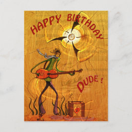 Busker Birthday Postkarte