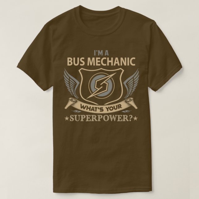 Busmechanik, was ist Ihr Geschenkartikel für den S T-Shirt (Design vorne)