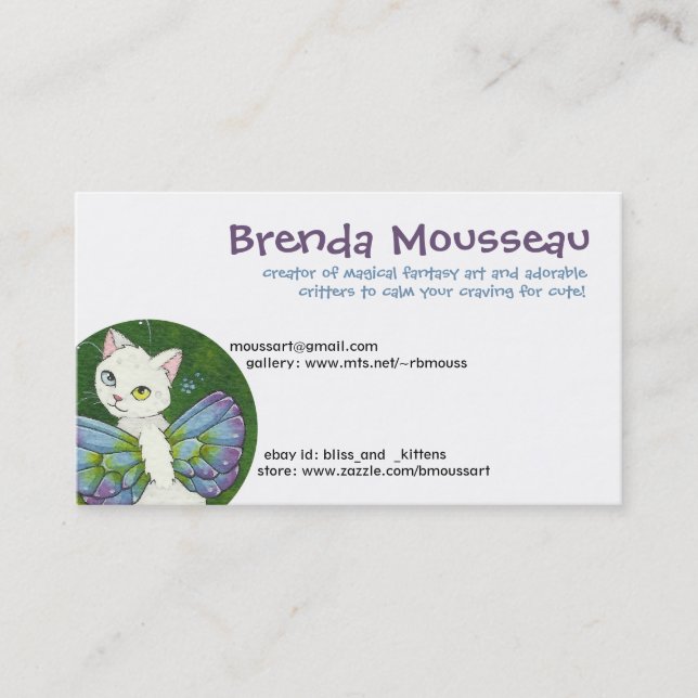 Busplakat Visitenkarte (Vorderseite)