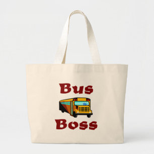 Buss Chef.  Schulbus-Fahrer-Tasche Jumbo Stoffbeutel