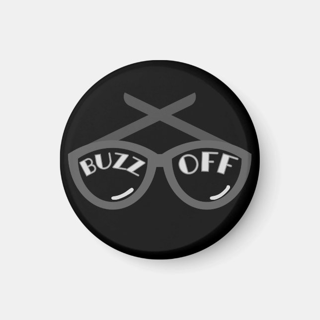 Buss Off - T - Shirt der Frauen in den 40ern Magnet (Vorne)