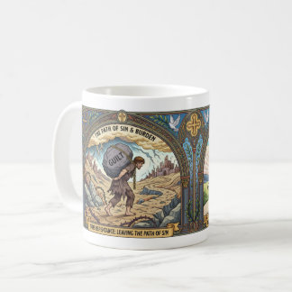 Buße: Den Sündenpfad verlassen - Christlich Kaffeetasse