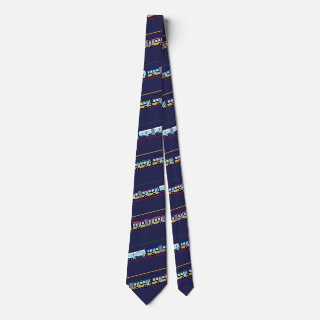 Busse der Metro Necktie Krawatte (Vorderseite)