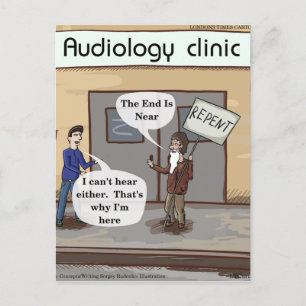 Büße Für Das Audiologie-Büro Lustig Postkarte