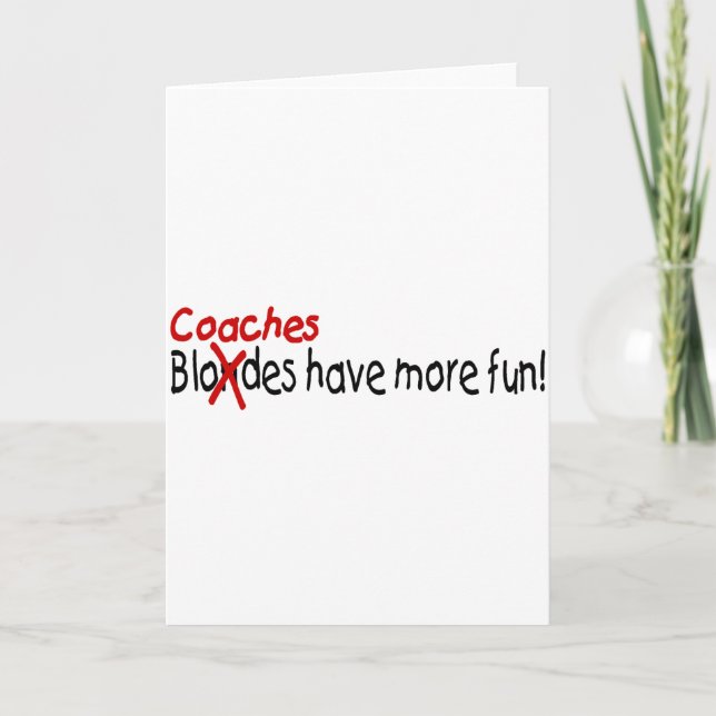 Busse haben mehr Spaß Karte (Vorderseite)