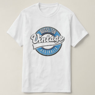 Busselton Australien Vintage Style Logo T-Shirt