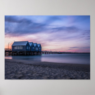 Busselton Jetty in Dusk Poster