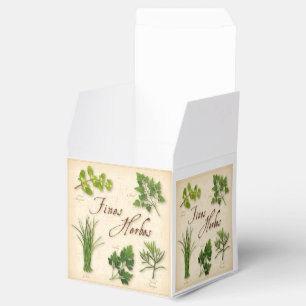 Bußgelder Herbes Favor Box Geschenkschachtel