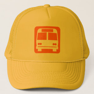 Bussymbol - Orange Truckerkappe