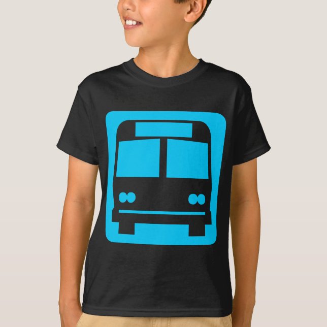 Bussymbol: Sky Blue T-Shirt (Vorderseite)
