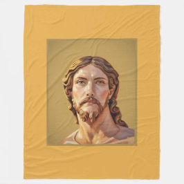 BÜSTE CHRISTUS DES ERLÖSERS von MICHELANGELO 2026_ Fleecedecke