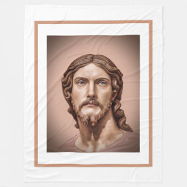 BÜSTE CHRISTUS DES ERLÖSERS von MICHELANGELO 2026_ Fleecedecke